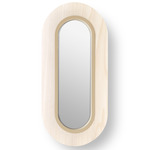 Lens Oval Wall Sconce - Matte Ivory / Ivory White