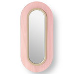 Lens Oval Wall Sconce - Matte Ivory / Pale Rose