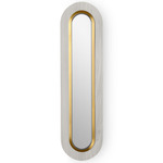 Lens Oval Wall Sconce - Gold / Grey