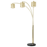 Marilyn Floor Lamp - Weathered Brass