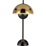 Andoria Table Lamp - Black Chrome / Polished Brass