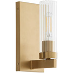 Kilbey Wall Sconce - Aged Brass / Clear