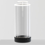 Ghost Table Lamp - Matte Black / Clear