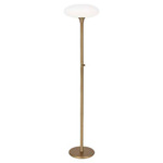 Ovo Floor Lamp - Aged Brass / Frosted White