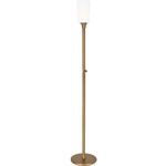 Nina Floor Lamp - Aged Brass / Frosted White