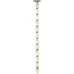 Collier Alabaster Pendant Chandelier - Polished Nickel / Alabaster