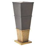 Chaparral Planter - Antique Brass / Black