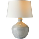 Clementine Table Lamp - Icy Blue / Off White