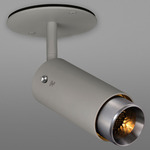 Exhaust Adjustable Spot Light - Stone / Steel