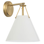 Xavier Wall Light - Vibrant Gold /White