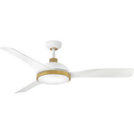 Alba Smart Ceiling Fan with Light - Matte White / Matte White