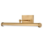 Regis Picture Light - Heritage Brass / White