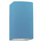 Rectangular Integrated LED Downlight Wall Sconce - Sky Blue