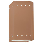 Ambiance 0925 Perforated Wall Sconce - Adobe