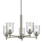 Shailene Chandelier - Brushed Nickel / Clear