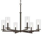 Crosby Chandelier - Olde Bronze / Clear