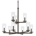 Crosby Chandelier - Olde Bronze / Clear