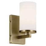 Crosby Wall Sconce - Natural Brass / Satin Etched