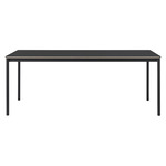 Base Dining Table - Black / Black and Plywood