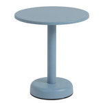 Linear Steel Coffee Table - Pale Blue