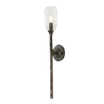 Lyle Wall Light - Black Patina Gold / Clear