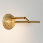 Airy Picture Light - Satin Brass