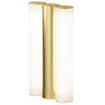 Gamma Wall Sconce - Satin Brass / Opal