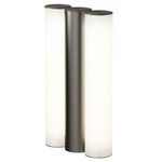 Gamma Wall Sconce - Satin Graphite / Opal