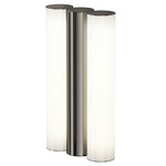 Gamma Wall Sconce - Polished Graphite / Opal