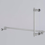 Cast Towel Rail + Pull Bar - Steel