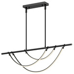 Aryas Linear Pendant - Urban Bronze / Frosted