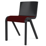 Ready Dining Chair - Black Stained Oak/ Red Baru