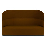 Tearoom High Back Sofa - Black / Gold Baru