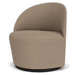 Tearoom Swivel Lounge Chair - Black / Flint Logan