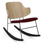 Penguin Rocking Chair - Black / Natural Oak/ Red Baru