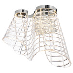 Tartan Color Select Wall Sconce - Polished Chrome / Clear