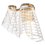 Tartan Color Select Wall Sconce - Brushed Champagne / Clear