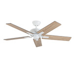 Erikson Ceiling Fan - White / Oak