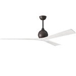 Irene Ceiling Fan - Textured Bronze / Matte White