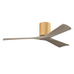 Irene Hugger Ceiling Fan - Light Maple / Gray Ash Tone