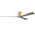 Irene Hugger Ceiling Fan - Light Maple / Gray Ash Tone