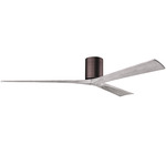 Irene Hugger Ceiling Fan - Brushed Bronze / Barn Wood Tone