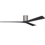 Irene Hugger Ceiling Fan - Brushed Pewter / Matte Black