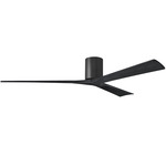 Irene Hugger Ceiling Fan - Matte Black / Matte Black