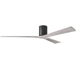 Irene Hugger Ceiling Fan - Matte Black / Barn Wood Tone