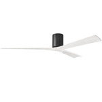 Irene Hugger Ceiling Fan - Matte Black / Matte White