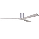 Irene Hugger Ceiling Fan - Brushed Nickel / Barn Wood Tone