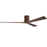 Irene Hugger Ceiling Fan - Walnut / Walnut Tone