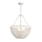 Cestino Hanging Pendant - Weathered White / Weathered White