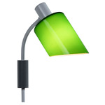 Lampe De Bureau Plug-In Wall Sconce - Grey / Green